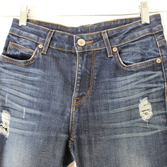 RICH & SKINNY Distressed High Rise Skinny Jeans 24 - Picture 2 of 6